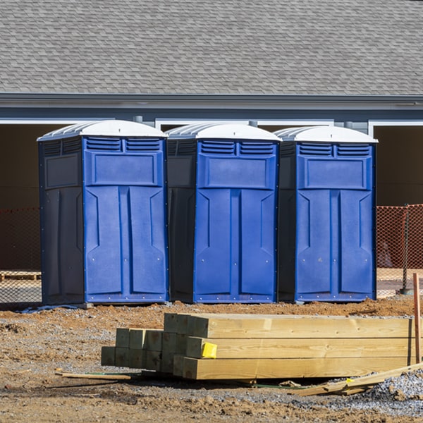 is there a specific order in which to place multiple porta potties in Elk Horn